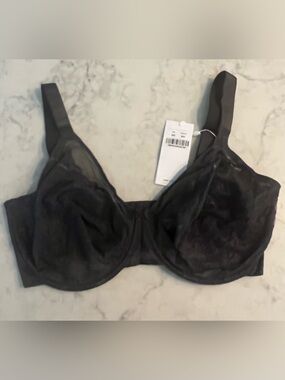 HSAI Bra New Lace Unlined Underwire Black Size 36I